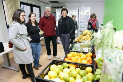 Nina Eisenhardt zu Besuch beim Gemüse Netzwerk in Gernsheim