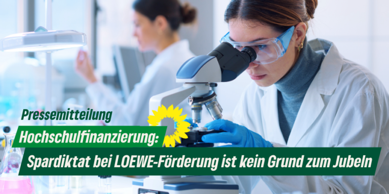 Hochschulfinanzierung: Spardiktat bei LOEWE-Förderung ist kein Grund zum Jubeln
