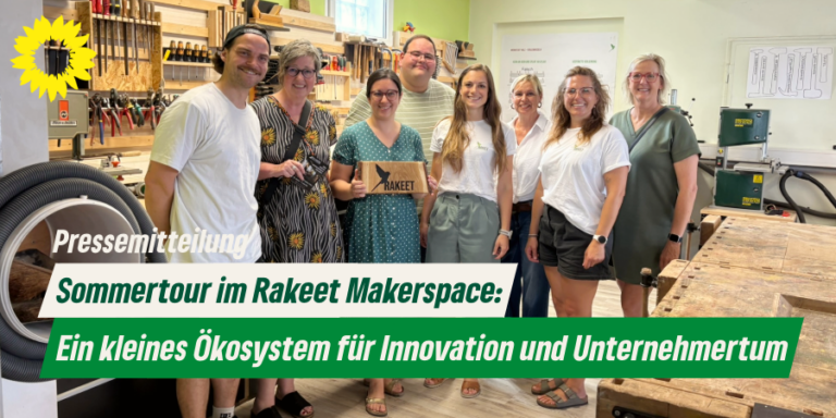 Sommertour im Rakeet Makerspace: Ein kleines Ökosystem für Innovation und Unternehmertum