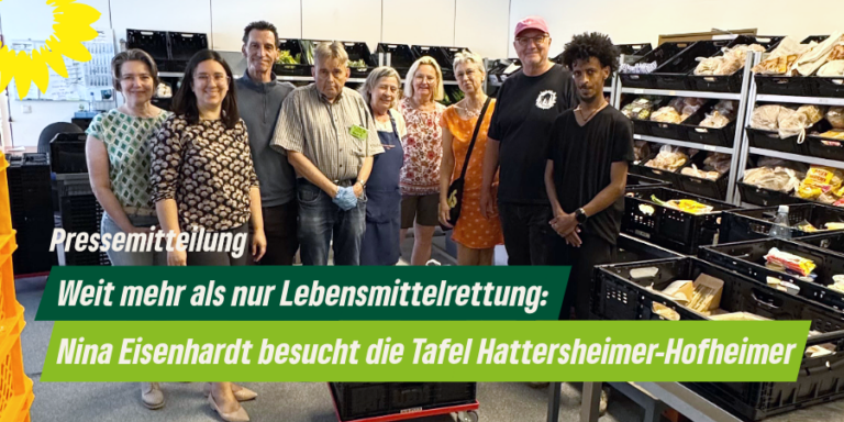Weit mehr als nur Lebensmittelrettung: Nina Eisenhardt besucht die Tafel Hattersheimer-Hofheimer