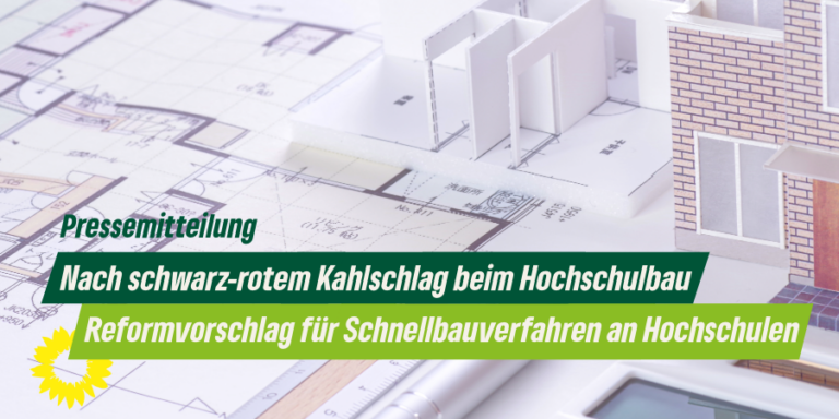 Nach schwarz-rotem Kahlschlag beim Hochschulbau. Reformvorschlag für Schnellbauverfahren an Hochschulen