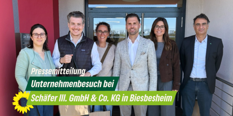 Unternehmensbesuch bei Schäfer III. Bau in Biebesheim
